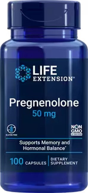 Pregnenolone 50 mg 100 Capsule - fronte 2