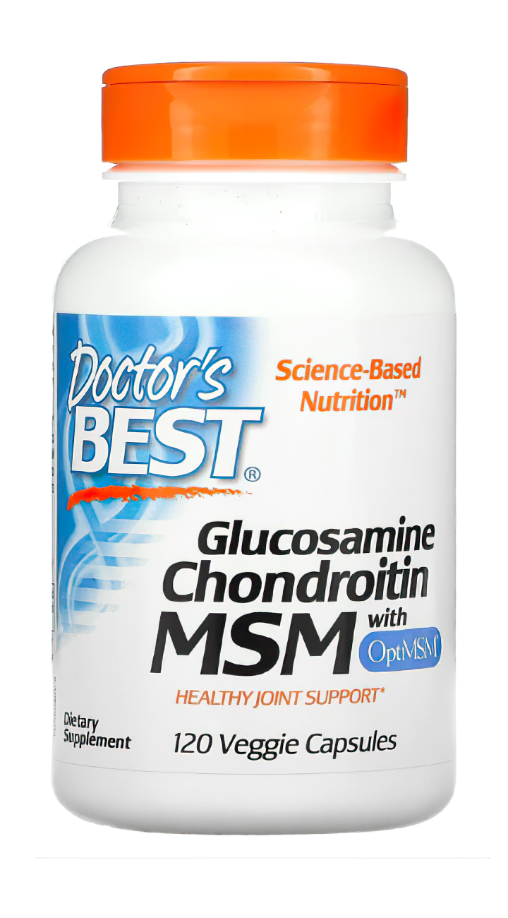 Doctor's Best Glucosamina Condroitina MSM 120 capsule.