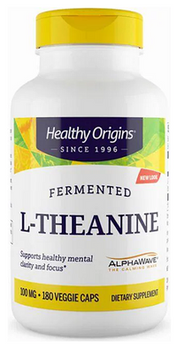 Anteprima per L-Teanina 100 mg (AlphaWave) 180 capsule vegetali - fronte 2