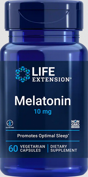 Melatonina 10 mg 60 capsule vegetali - fronte 2