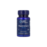 Thumbnail for Life Extension offers Huperzine A 200 mcg dietary supplement in a blue bottle containing 60 vegetarian capsules, specifically designed to support cognitive function and memory.