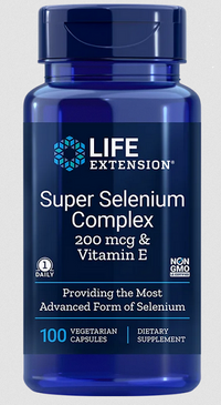 Thumbnail for Super Selenium Complex & Vitamin E 200 mcg 100 vege capsules - front 2