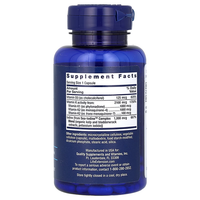 Thumbnail for A bottle of Life Extension's Vitamins D and K with Sea-Iodine, designed to support bone health, comes in blue packaging with a label detailing supplement facts, ingredients, and manufacturing information.