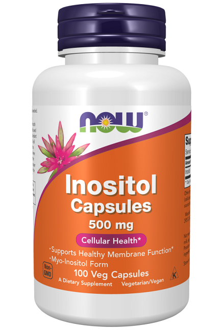 Now Foods Inositolo 500 mg 100 Capsule Vegetali.