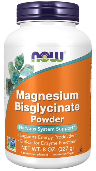 Now Now Foods Magnesio bisglicanato 250 mg 277g polvere.