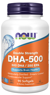 Miniatura per Now Foods DHA-500 EPA-250 90 softgel.