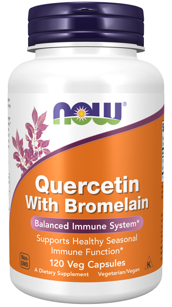 Now Foods Quercetina con Bromelina 120 capsule vegetali è un potente integratore che supporta il sistema immunitario e la funzione immunitaria stagionale. Questa formula unica combina i benefici della quercetina e della bromelina per.