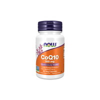 Thumbnail for The Coenzyme Q10 (CoQ10) 100 mg with Hawthorn Berry, available in a bottle of 30 vegetarian capsules from Now Foods, is specially labeled for supporting heart health and cellular energy production.