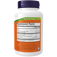 Thumbnail for A bottle of Prostate Support 90 Softgels by Now Foods displays supplement facts on its orange label, highlighting ingredients such as vitamins, nettle root extract, pumpkin seed oil, and sabal palm extract that are known for supporting prostate health.