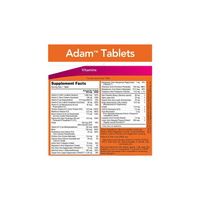Miniatura di Now Foods ADAM Multivitamins & Minerals for Man 60 compresse vegetali su sfondo bianco.