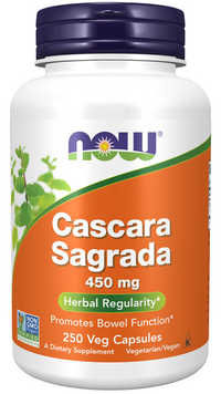 Miniatura per Now Foods Cascara Sagrada 450mg 250 capsule.