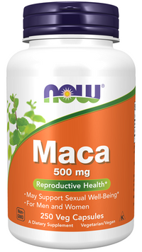 Miniatura per Now Foods Maca 500 mg 250 capsule vegetali.