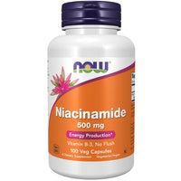 Thumbnail for Niacinamide (B-3) 500 mg 100 Veg Capsules - front