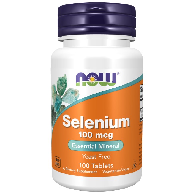 Selenium 100 mcg 100 Tablets - front 