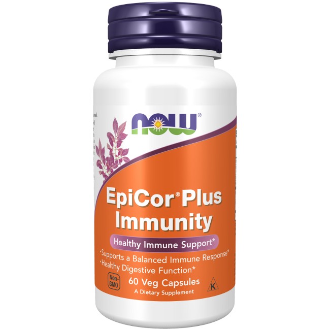 EpiCor Plus Immunity 500 mg 60 Veg Capsules - front 