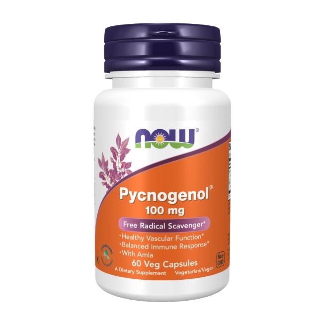 Pycnogenol® 100 mg 60 Veg Capsules - front 