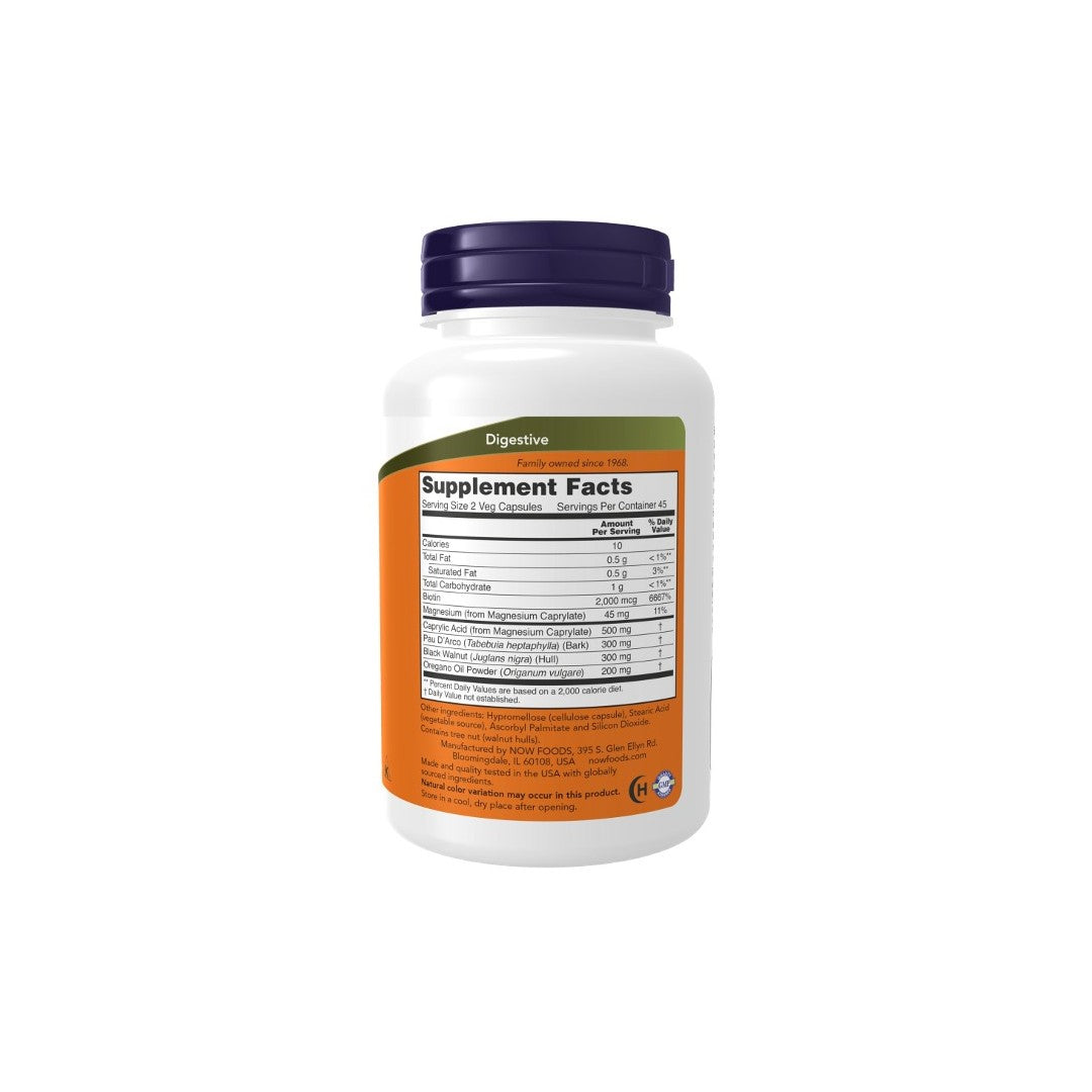 Candida Support 90 Veg Capsules - supplement facts