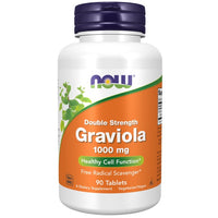 Thumbnail for Graviola 1000 mg, Double Strength 90 Tablets - front 2