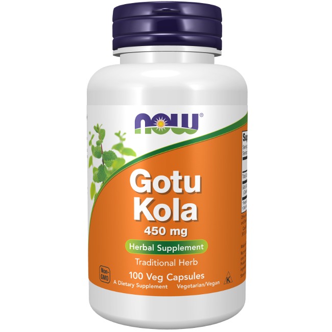 Gotu Kola 450 mg 100 Veg Capsules - front