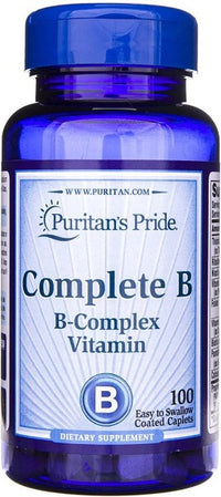 Miniature per Puritan's Pride Vitamina B completa, B-Complex - 100 Compresse.