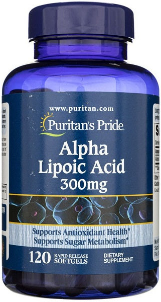 Puritan's Pride Acido alfa lipoico - 300 mg 120 softgel.