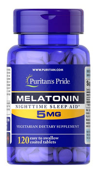Anteprima per Puritan's Pride Melatonina 5 mg 120 Compresse.