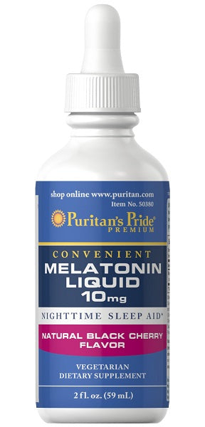 Melatonina liquida 10 mg (ciliegia nera) 59 ml - fronte 2