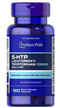 Miniatura per Puritan's Pride 5-HTP 100 mg 120 caps.