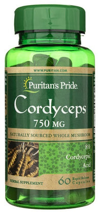 Miniatura per Puritan's Pride Cordyceps - 1500 mg 60 capsule.
