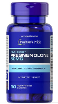 Miniatura per Un flacone di Puritan's Pride pregnenolone 50 mg 90 Capsule a Rilascio Rapido ideate per un regime di invecchiamento sano.