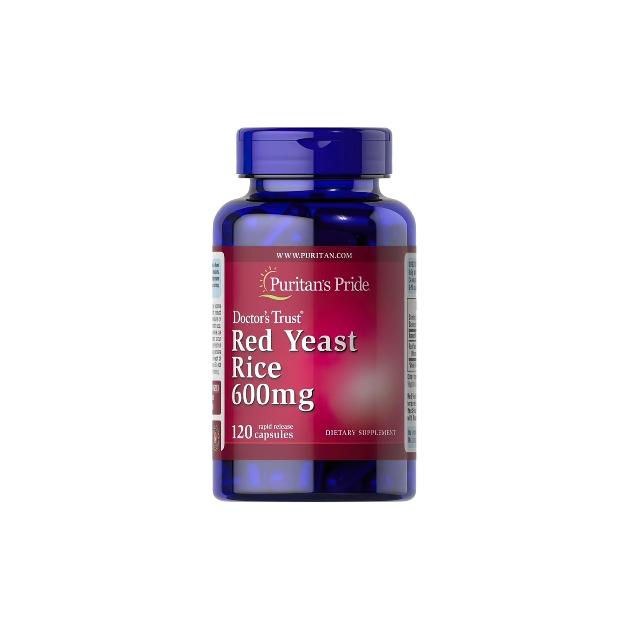 Il lievito di riso rosso 600 mg 120 capsule di Puritan's Pride è un integratore naturale che promuove la salute cardiovascolare e mantiene sani i livelli di colesterolo. Ogni porzione fornisce 1000 mg di lievito di riso rosso.