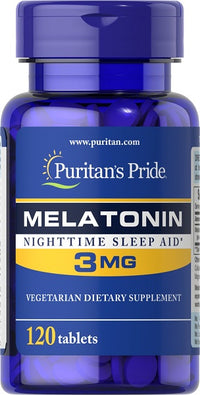 Anteprima per Puritan's Pride Melatonina 3 mg 120 Compresse.