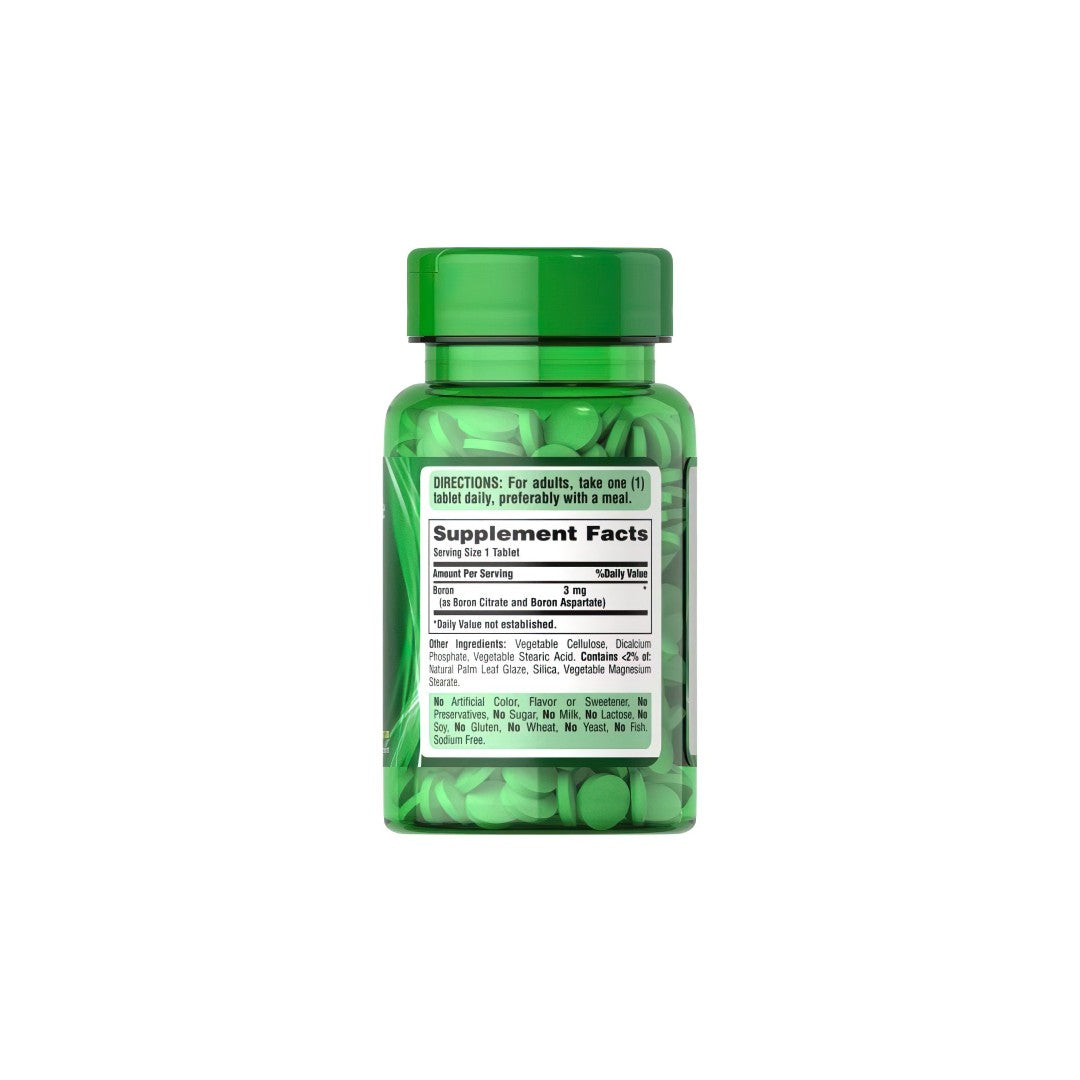 Boro 3 mg 100 compresse rivestite Vegetariano - fatti integratori