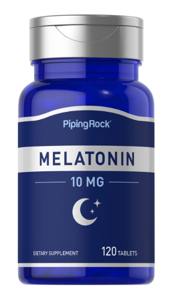 PipingRock Melatonina 10 mg 120 tab.