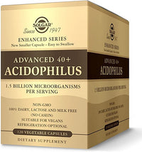 Miniatura per una confezione di Solgar Advanced 40+ Acidophilus 120 Capsule Vegetali.