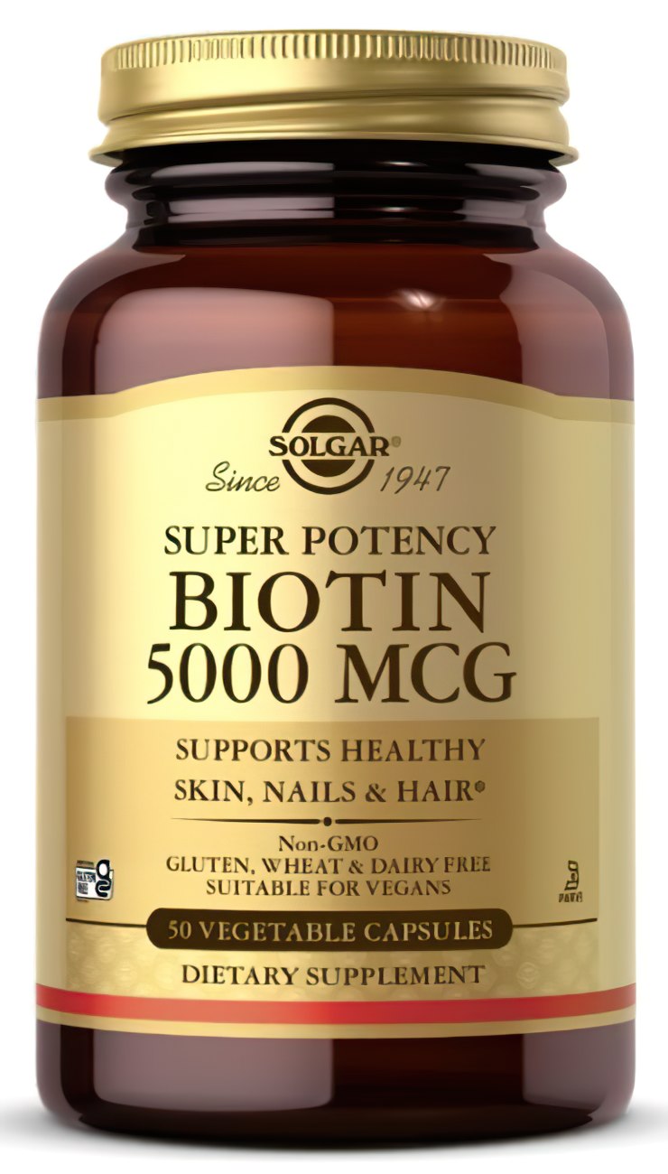 Biotina 5000 mcg 100 capsule vegetali - fronte 2