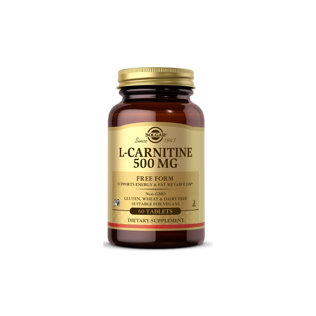 Solgar L-Carnitina 500 mg 60 Compresse fronte
