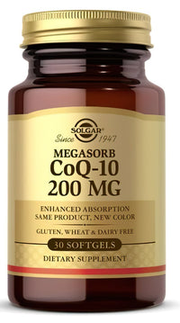 Anteprima per Solgar - Megasorb CoQ-10 200 mg 30 Capsule Morbide.