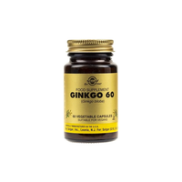 Thumbnail for Ginkgo 60 (Ginkgo Biloba) 60 Vegetable Capsules - front