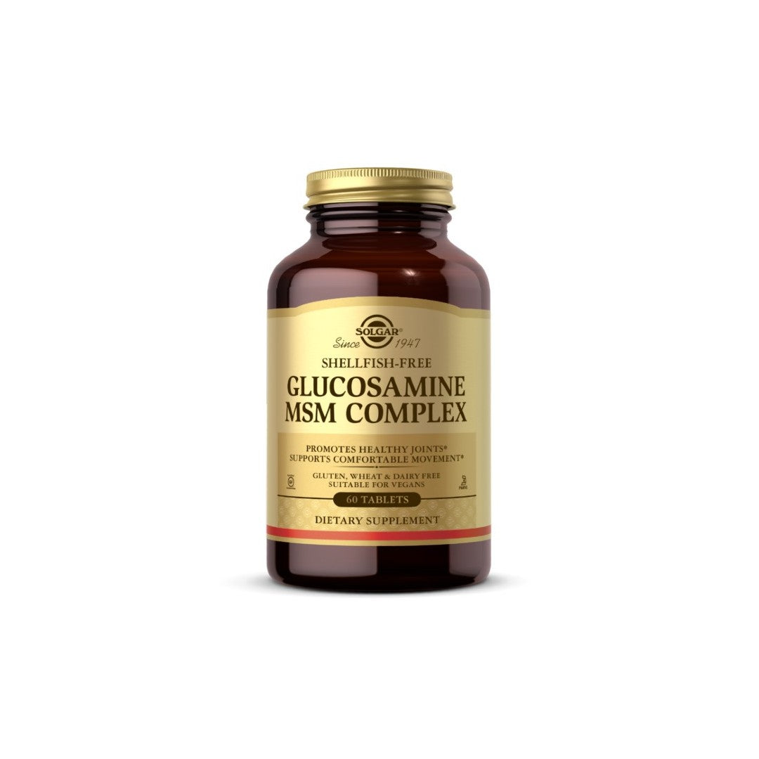 Glucosamina MSM Complex (Senza Crostacei) 60 Compresse - fronte