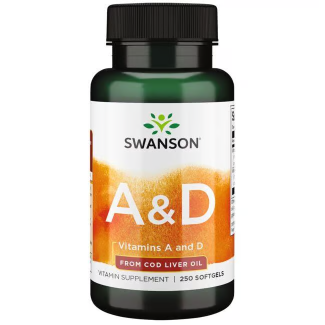 Vitamins A & D From Cod Liver Oil 250 Softgels