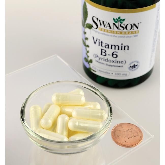 Vitamin B6 Pyridoxine 100 mg 250 Capsules