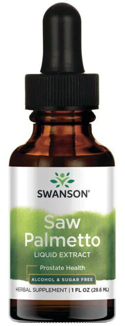 Swanson Estratto liquido di Saw Palmetto - 29,6 ml di liquido per la salute della prostata.