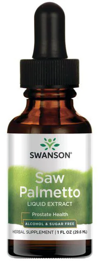 Miniatura per Swanson Estratto liquido di Saw Palmetto - 29,6 ml liquido per la salute della prostata.