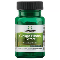 Thumbnail for Ginkgo Biloba Extract 60 mg 30 Capsules