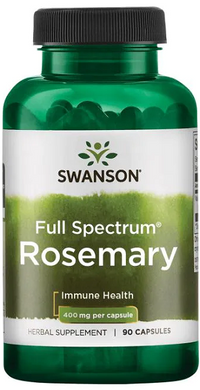Anteprima per Swanson Rosmarino - 400 mg 90 capsule ricche di antiossidanti per combattere i radicali liberi.