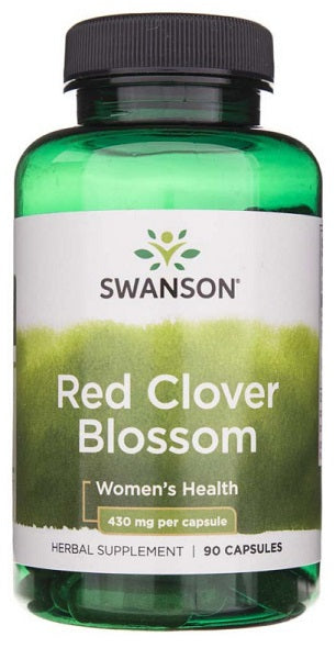 SwansonL'integratore Red Clover Blossom 430 mg 90 caps supporta la salute delle donne durante il ciclo mestruale e la menopausa.