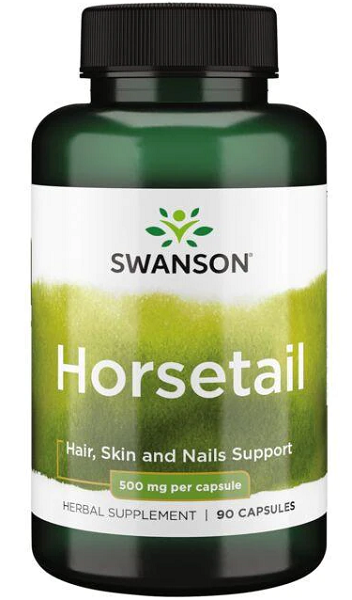 Swanson Equiseto - 500 mg 90 capsule supporto per capelli pelle e unghie.