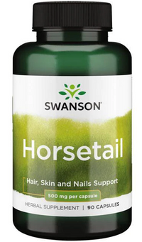 Anteprima per Swanson Equiseto - 500 mg 90 capsule per il supporto di pelle, capelli e unghie.