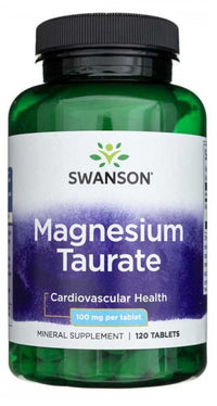 Miniatura di un flacone di Swanson Magnesium Taurate 100 mg 120 tab.